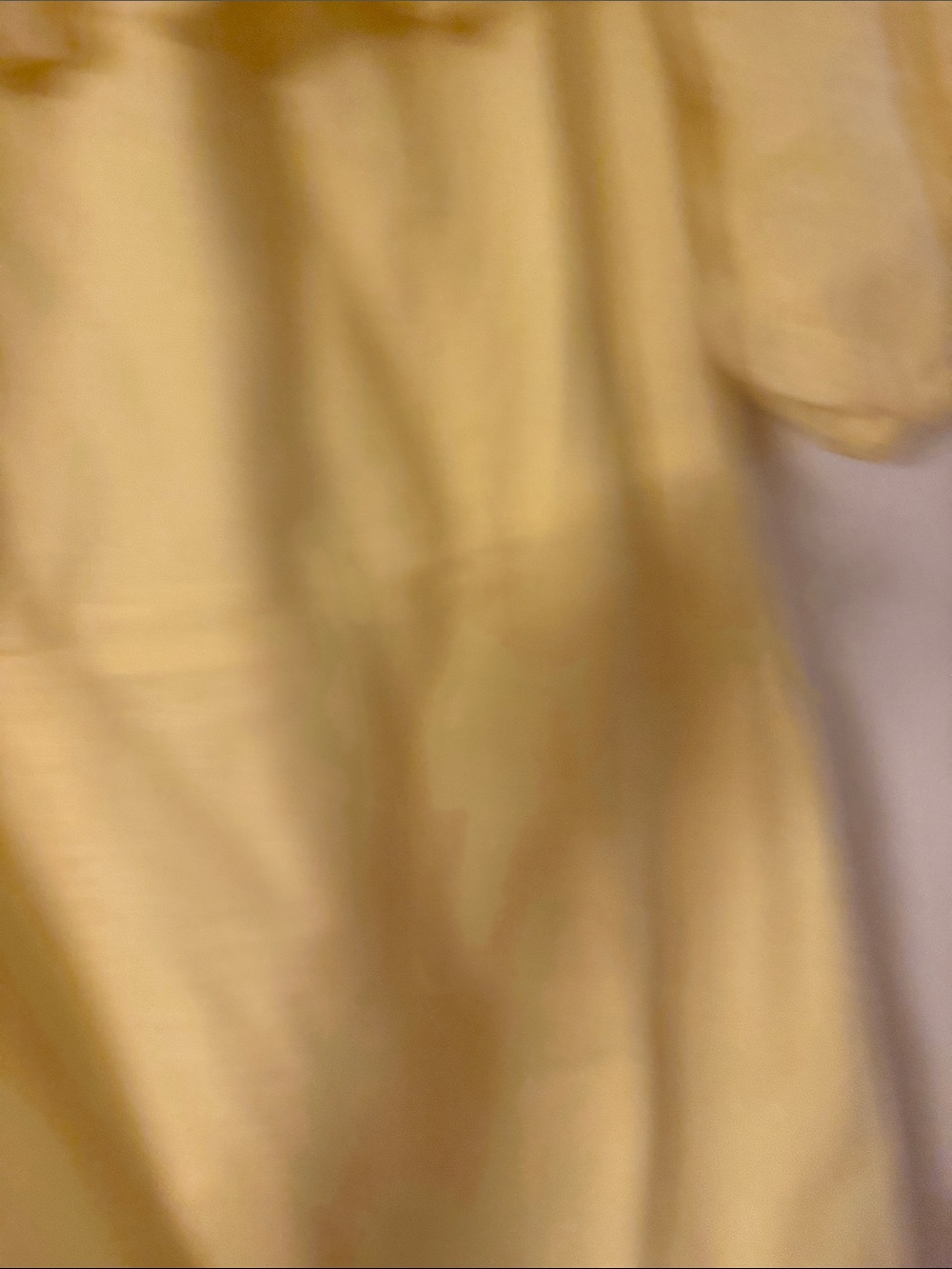 H&M Butter Yellow Off-Shoulder Ruffle Mini Dress - Picture 3 of 4